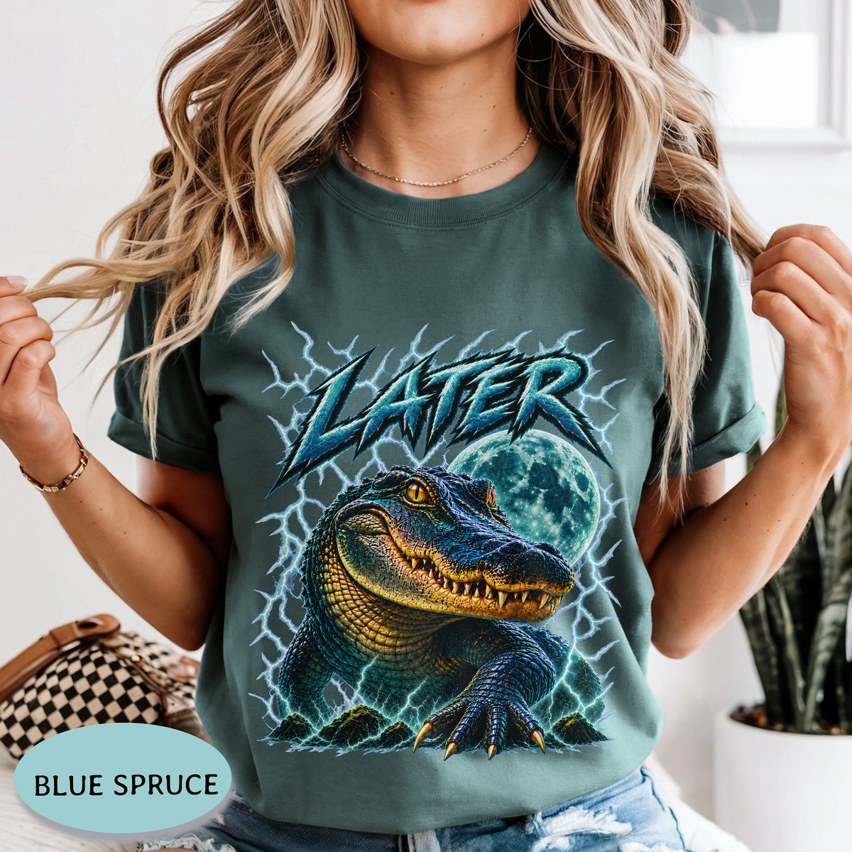 Later Alligator Shirt | Retro Gator Graphic Tee
