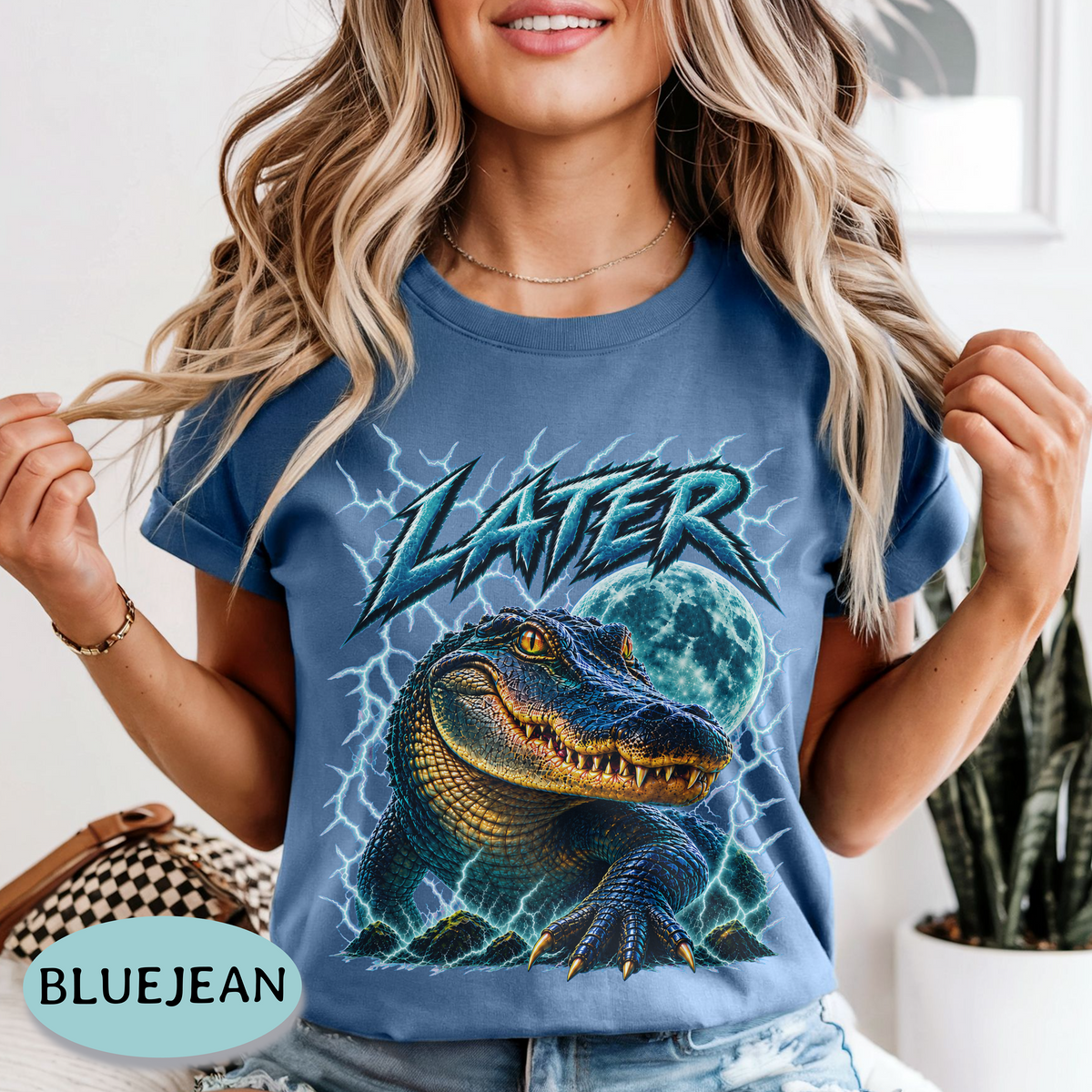 Later Alligator Shirt | Retro Gator Graphic Tee