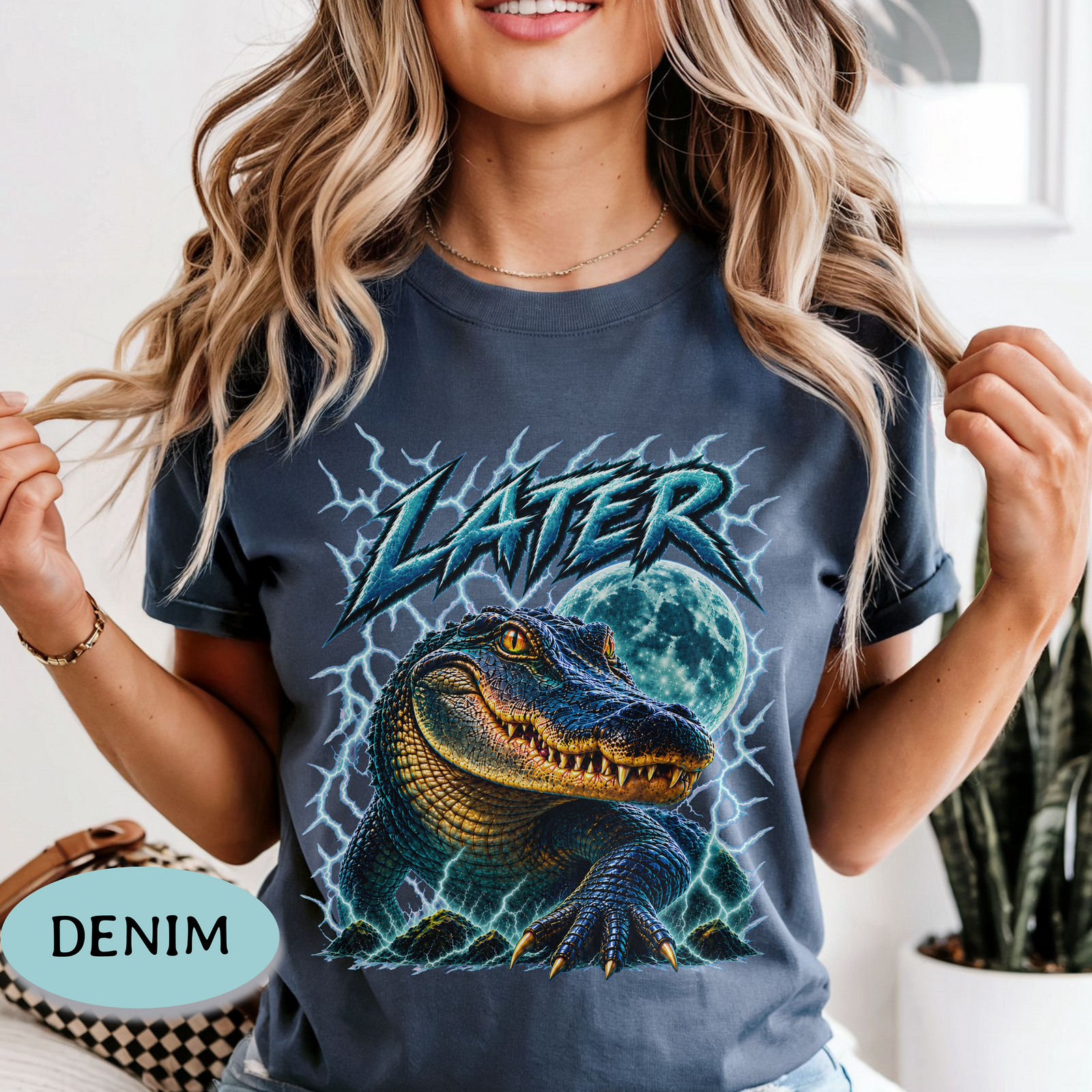 Later Alligator Shirt | Retro Gator Graphic Tee