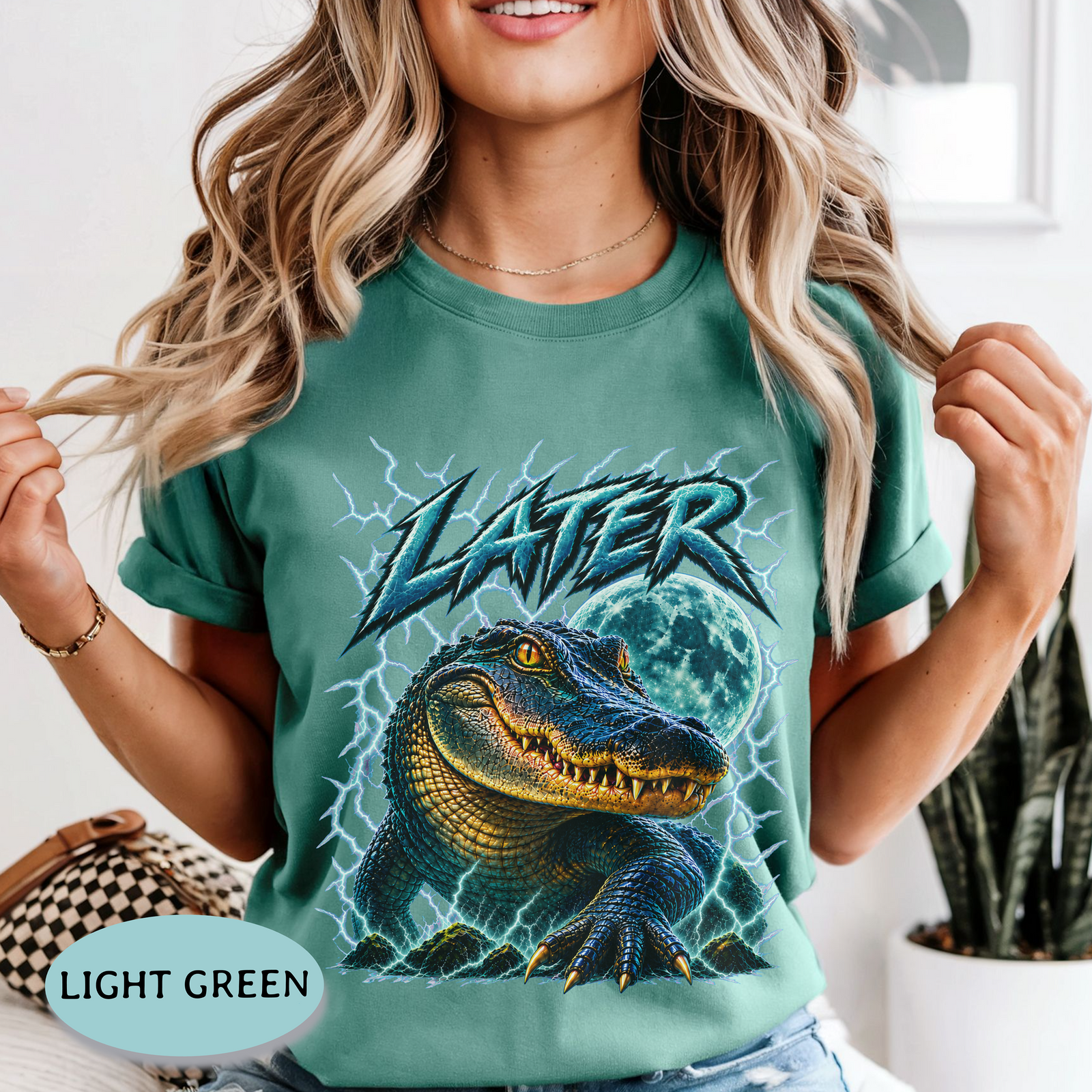 Later Alligator Shirt | Retro Gator Graphic Tee
