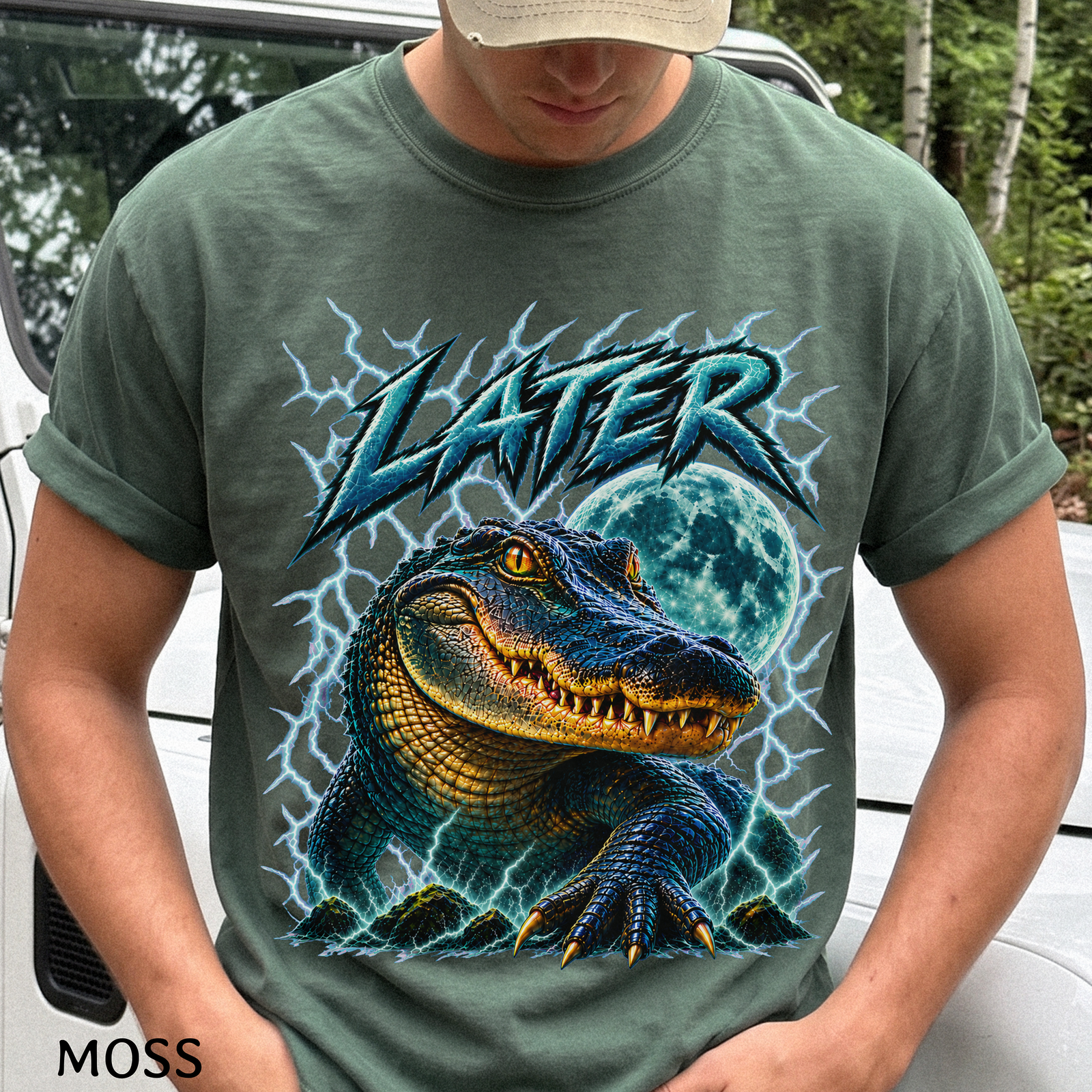 Later Alligator Shirt | Retro Gator Graphic Tee