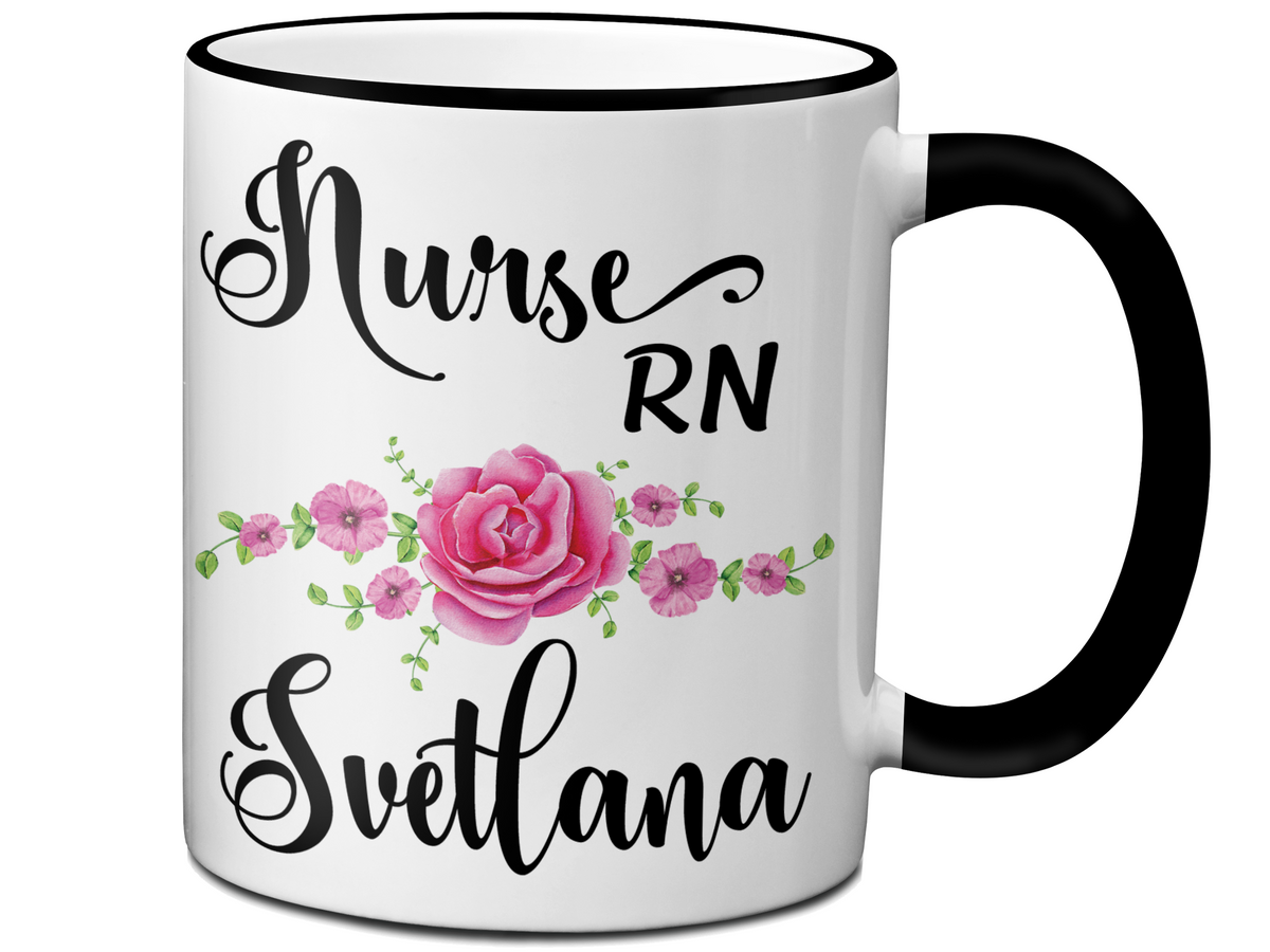 Custom Name Nurse RN Coffee Mug | Personalized Gifts for Nurses