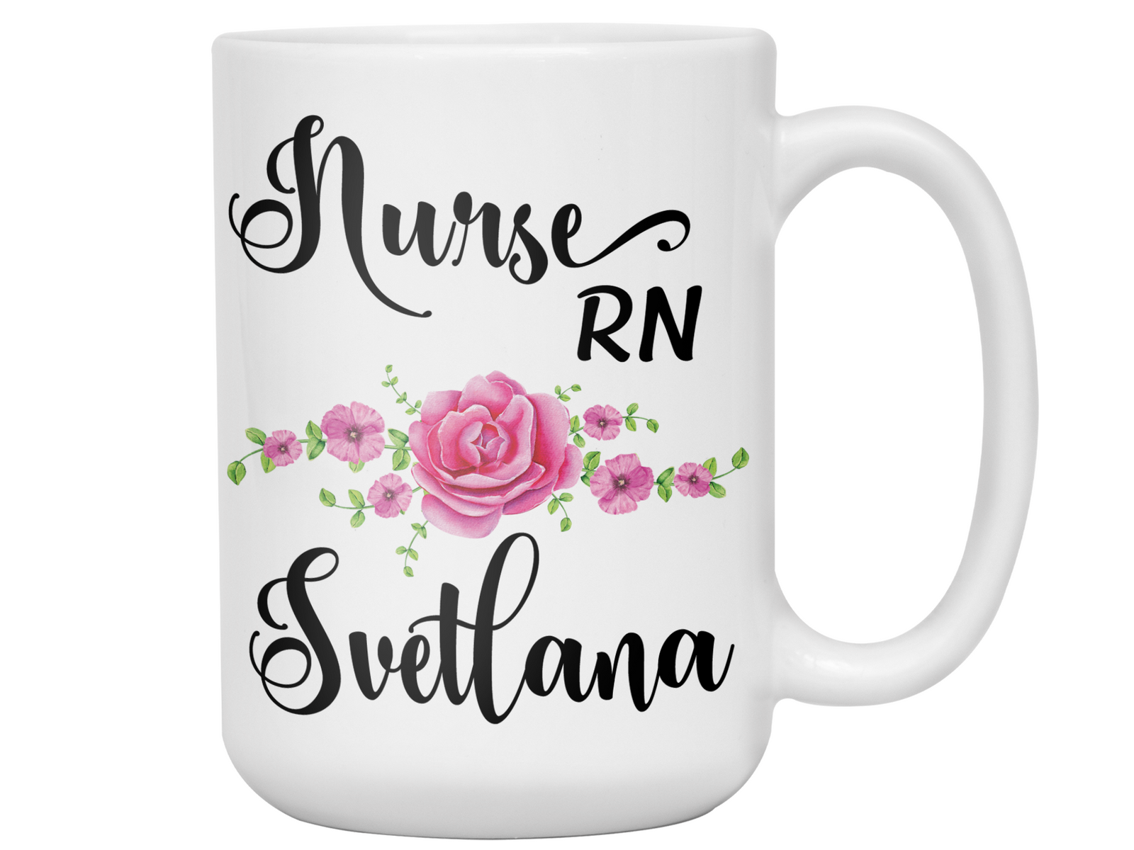 Custom Name Nurse RN Coffee Mug | Personalized Gifts for Nurses