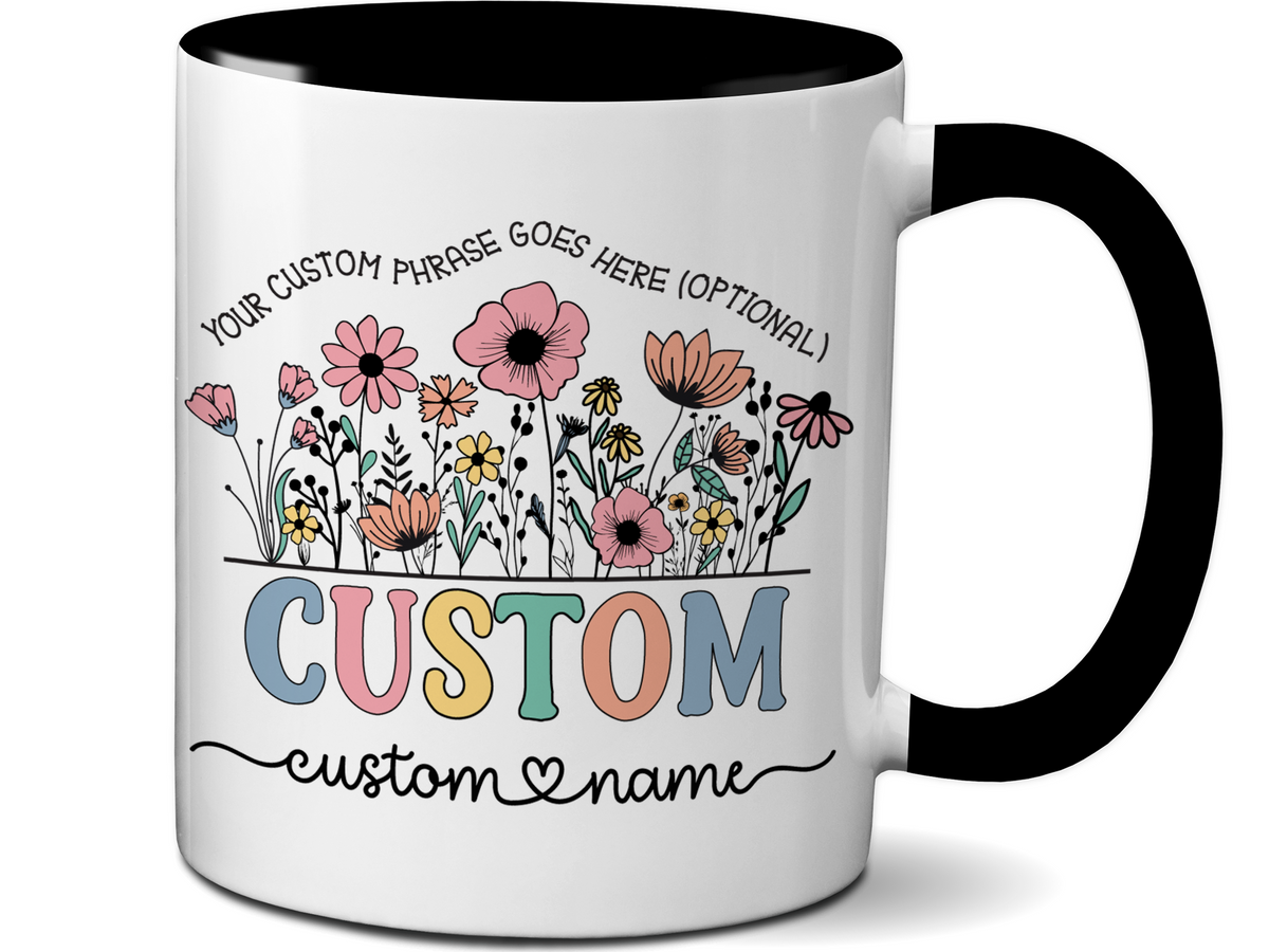 Personalized Title Nickname Mug – Custom Name and Quote Cup – Unique Gift Idea