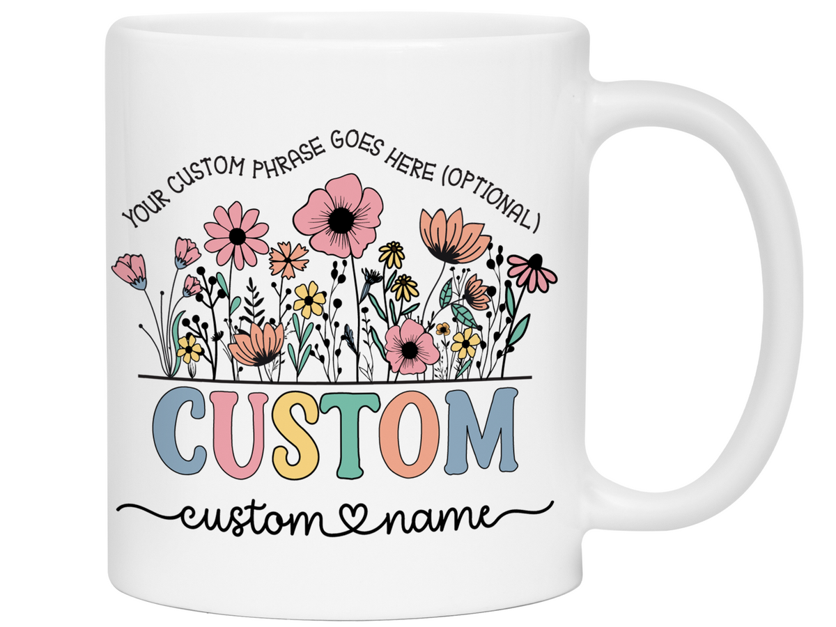 Personalized Title Nickname Mug – Custom Name and Quote Cup – Unique Gift Idea