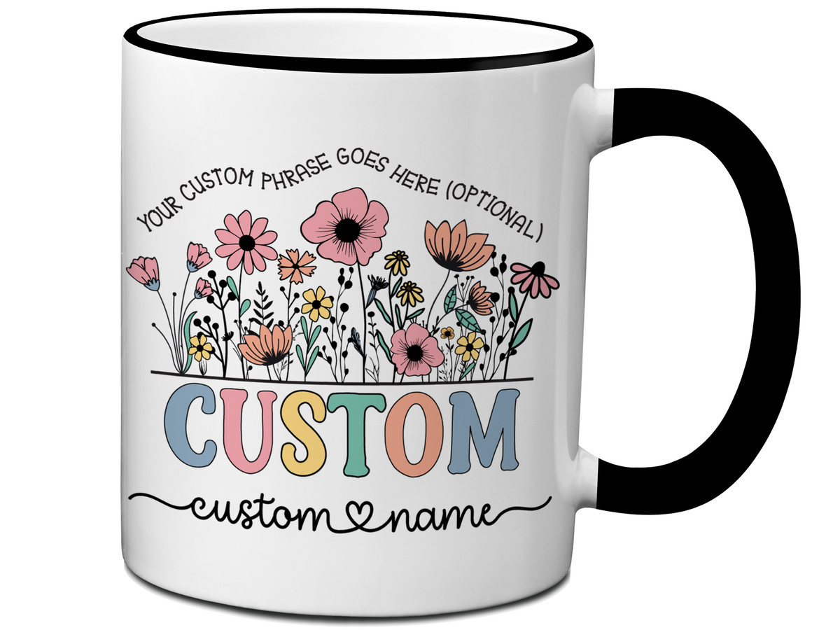 Personalized Title Nickname Mug – Custom Name and Quote Cup – Unique Gift Idea