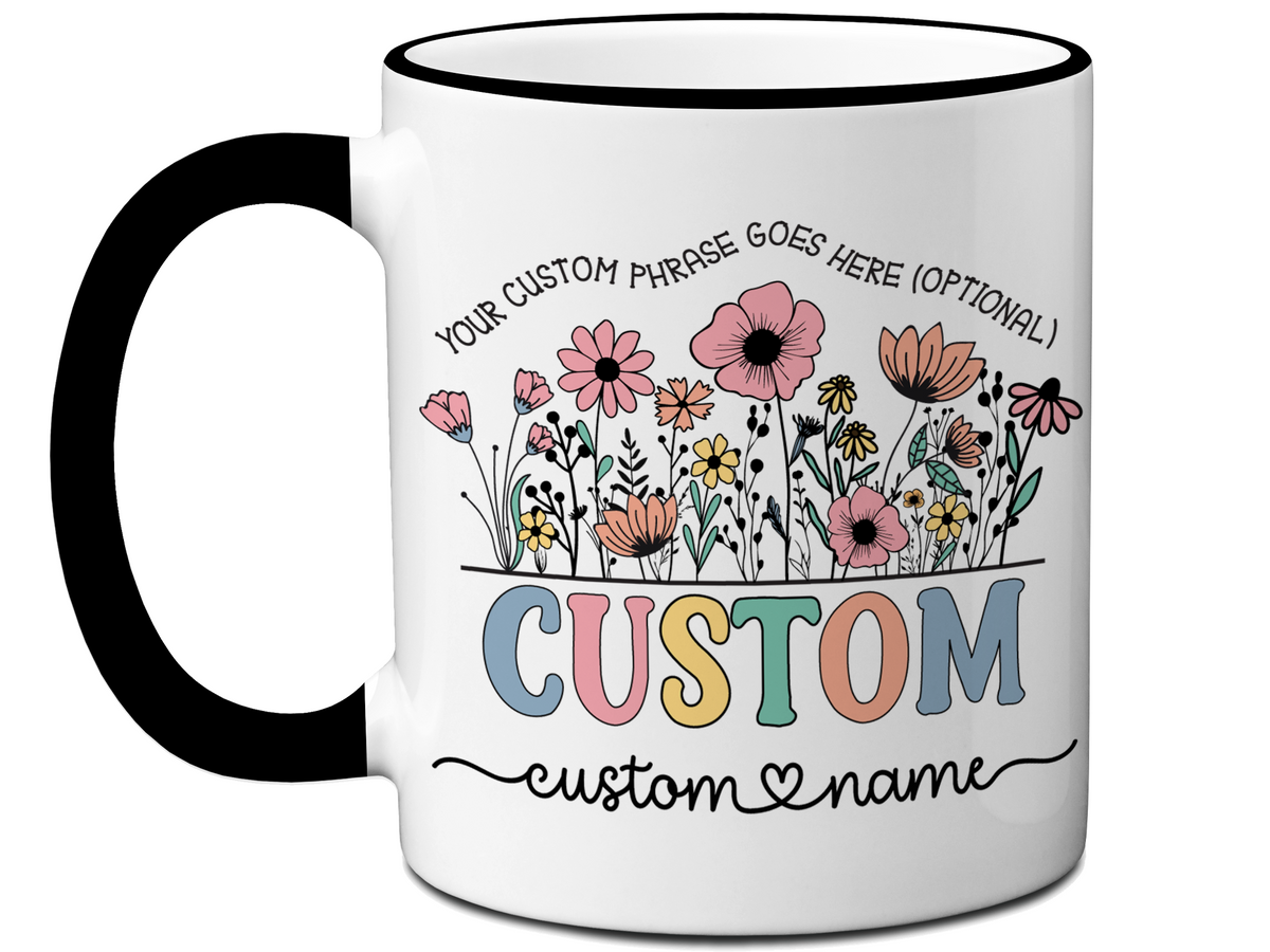 Personalized Title Nickname Mug – Custom Name and Quote Cup – Unique Gift Idea