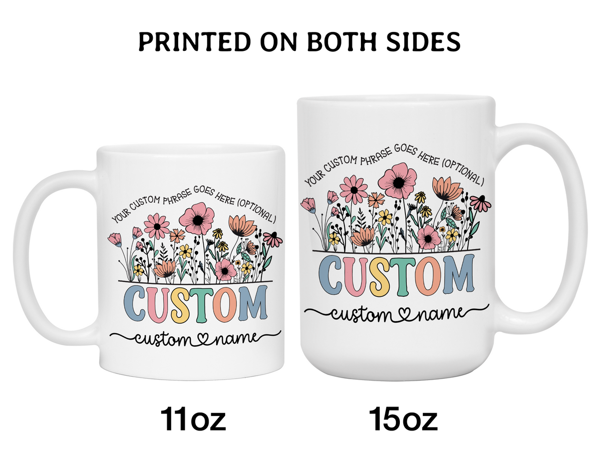 Personalized Title Nickname Mug – Custom Name and Quote Cup – Unique Gift Idea