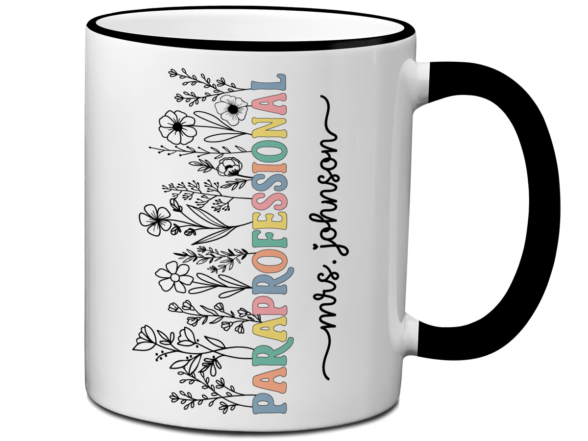 Personalized Paraprofessional Mug – Custom Name Para Teaching Assistant Appreciation Gift