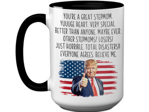 Funny Stepmom Mug – Gift for New Stepmoms To Be – Mother's Day Gift Idea