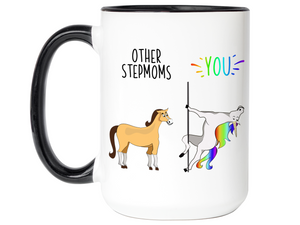 Stepmom Gifts - Other Stepmoms You Funny Unicorn Coffee Mug - Gift Idea for Stepmothers