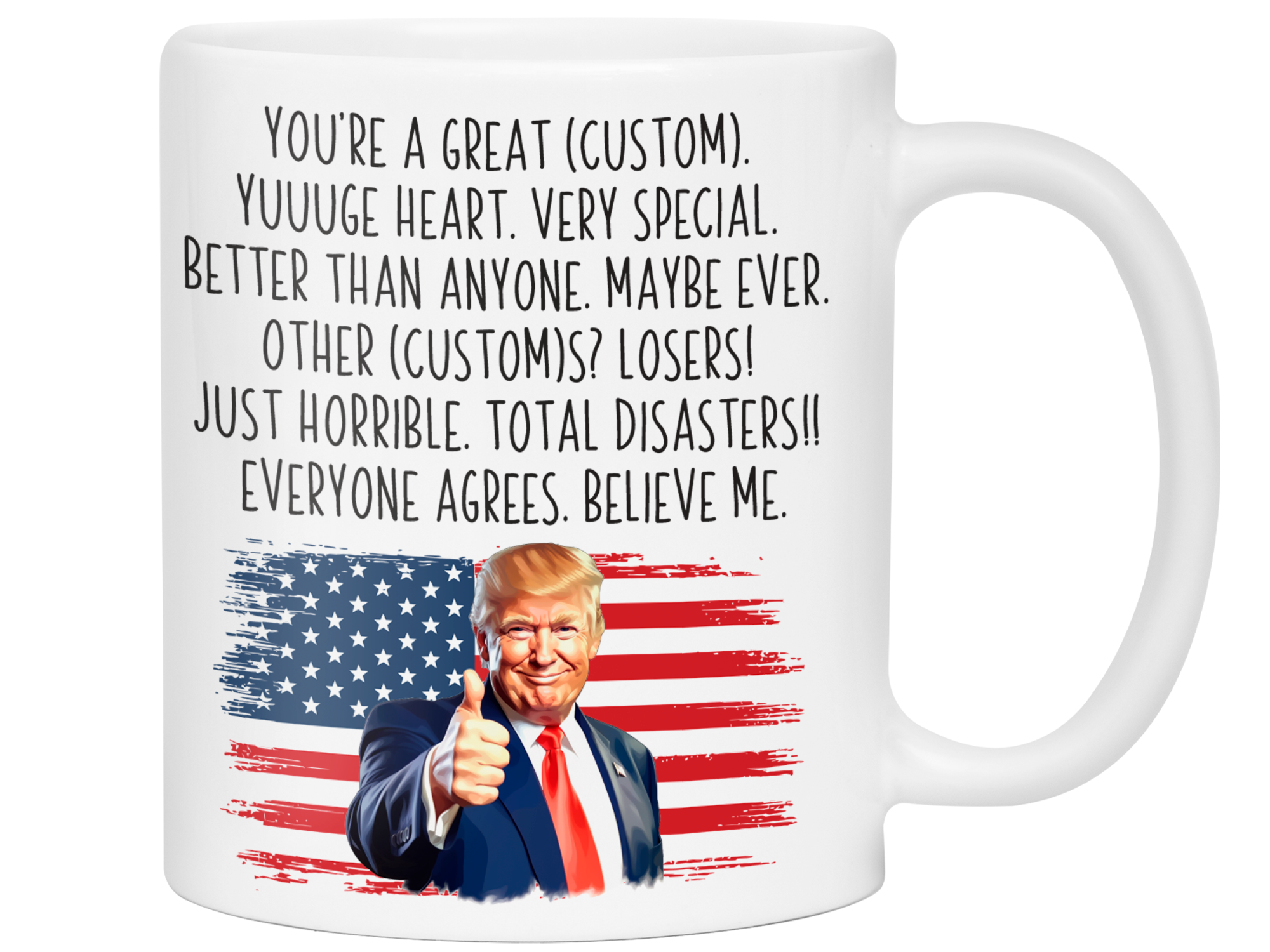 custom trump funny mug