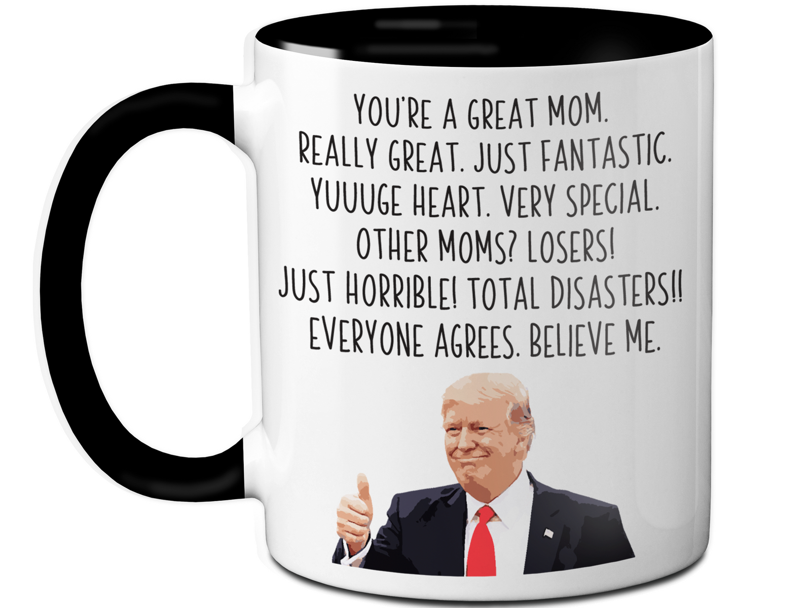 Funny Bonus Mom Gifts - Trump Great Fantastic Bonus Mom Coffee Mug - MIL/Stepmom/Godmother Gift