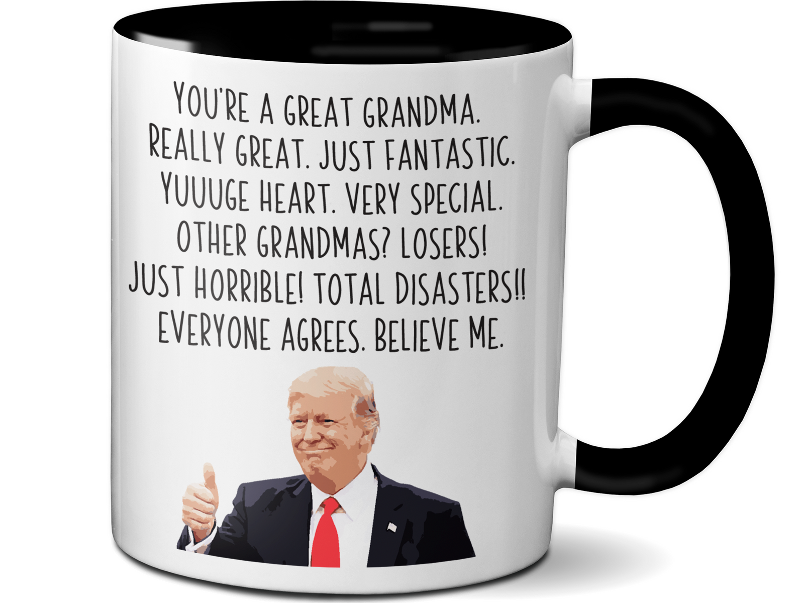 Funny Grandma Gifts - Trump Great Fantastic Grandma Gag Coffee Mug