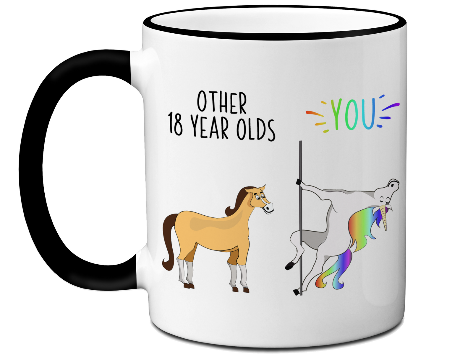 18th Birthday Gifts - Other 18 Year Olds You Funny Unicorn Coffee Mug