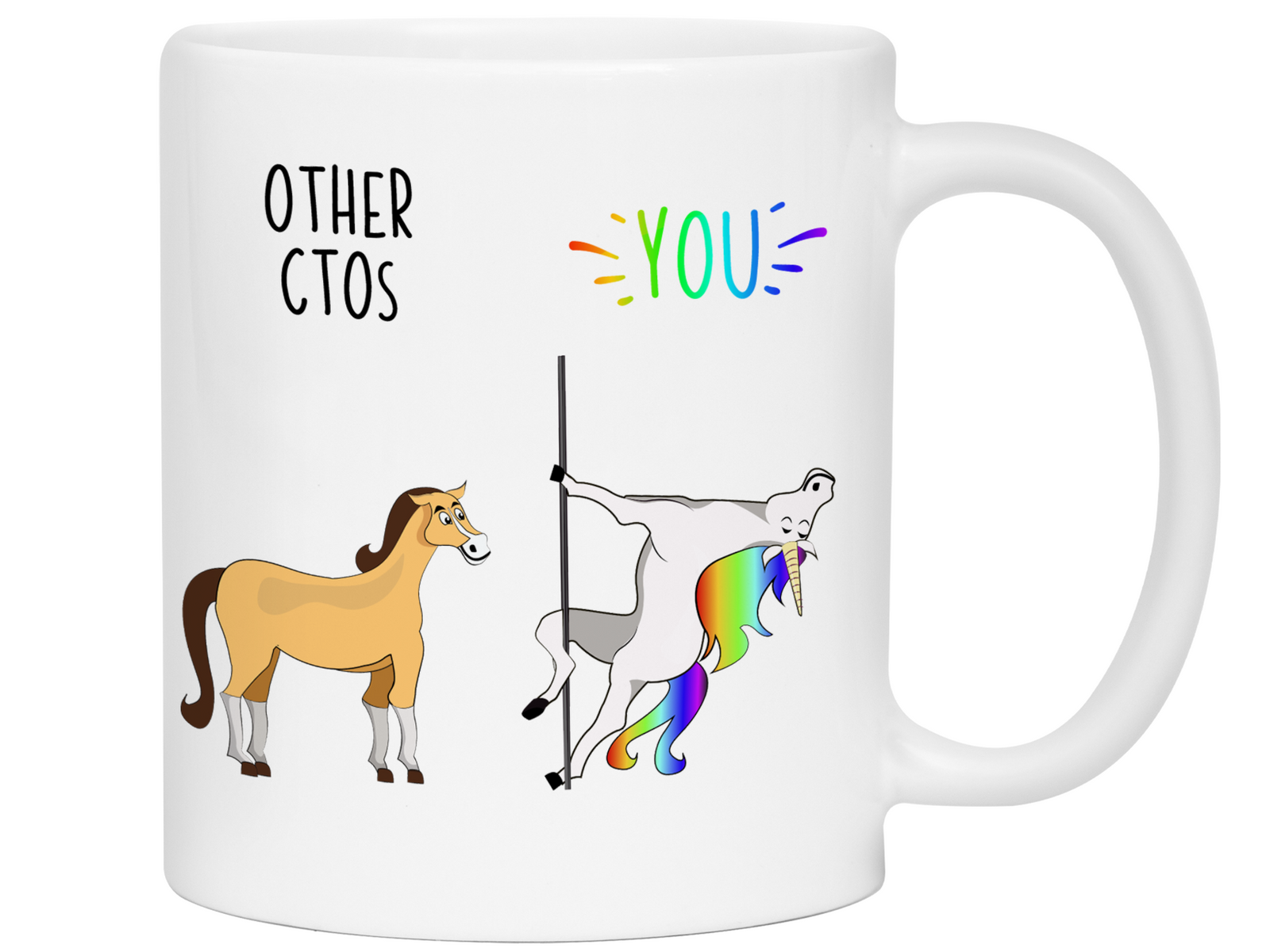 CTO Gifts - Other CTOs You Funny Unicorn Coffee Mug