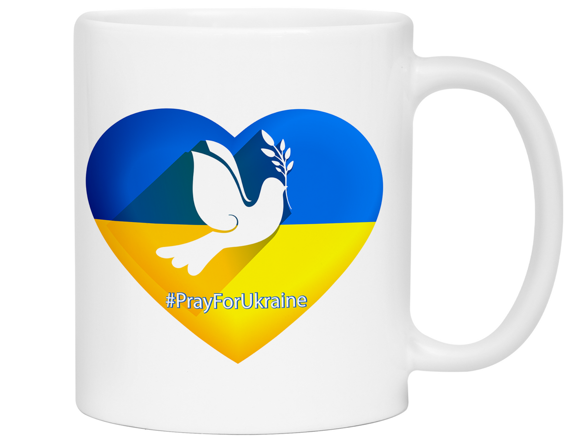 Pray for Ukraine Coffee Mug