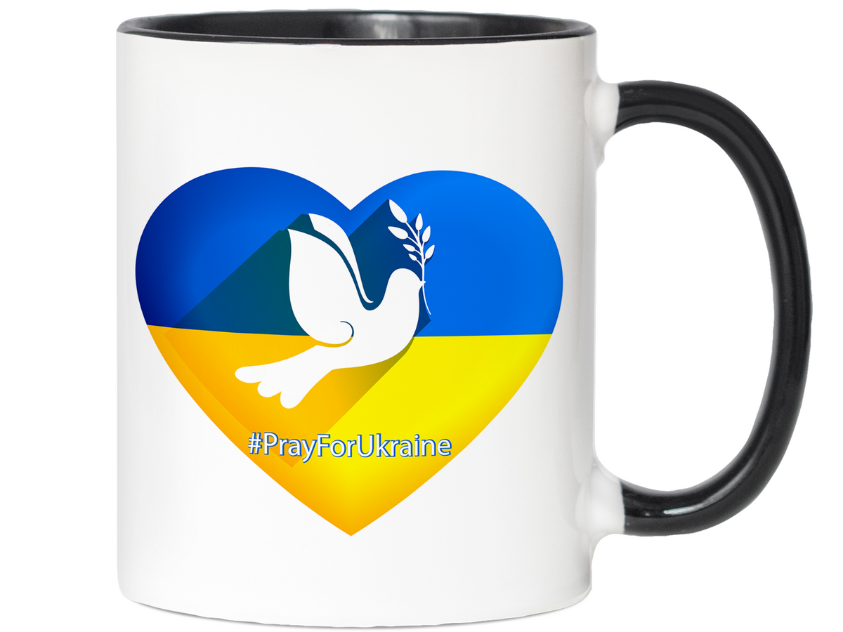 Pray for Ukraine Coffee Mug
