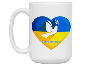 Pray for Ukraine Coffee Mug