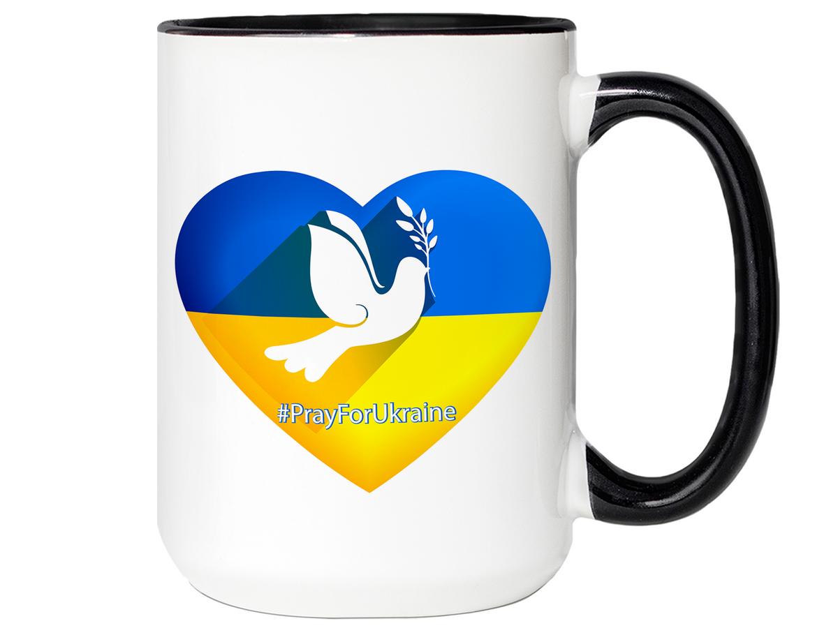 Pray for Ukraine Coffee Mug