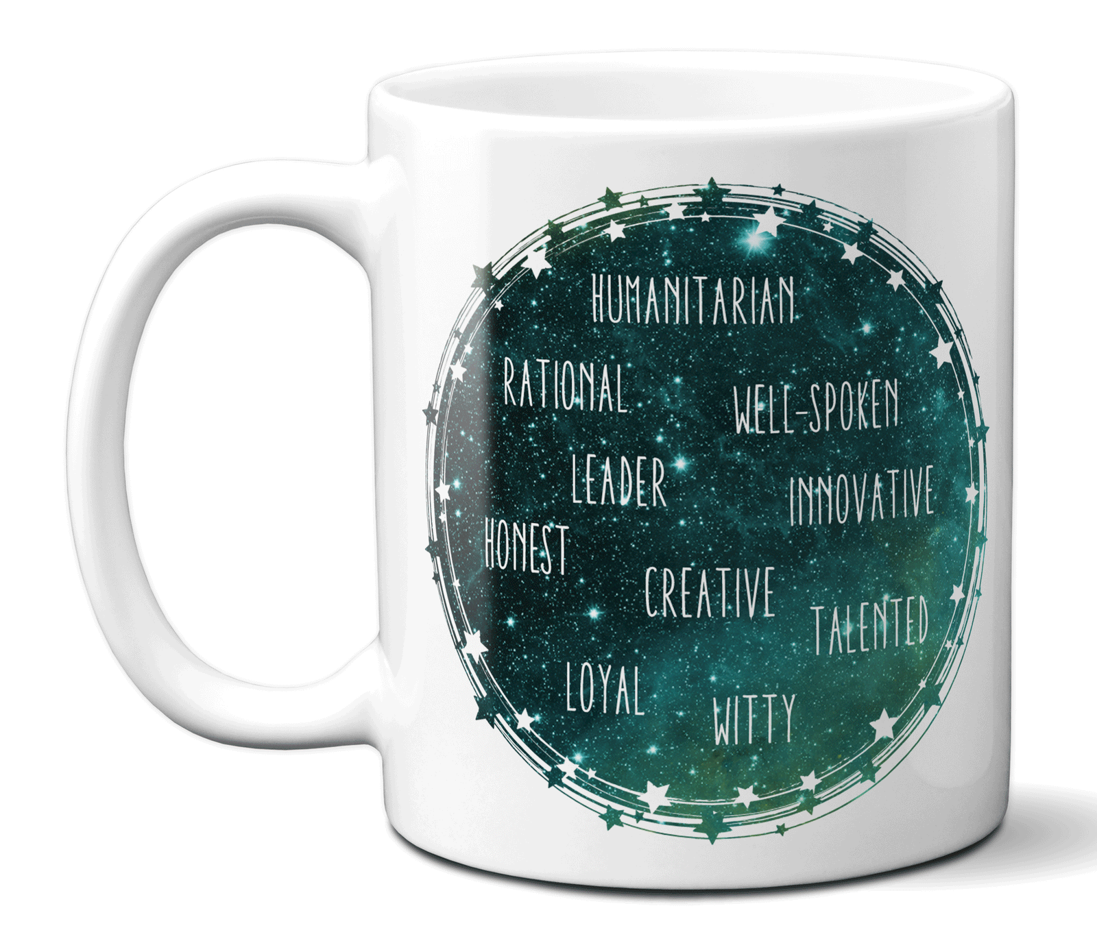 Aquarius Zodiac Sign Coffee Mug | Horoscope, Astrology, Constellation | Unique Gift Idea | Two Sided