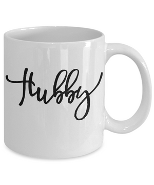 hubby coffee mug