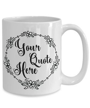 custom personalizable mug