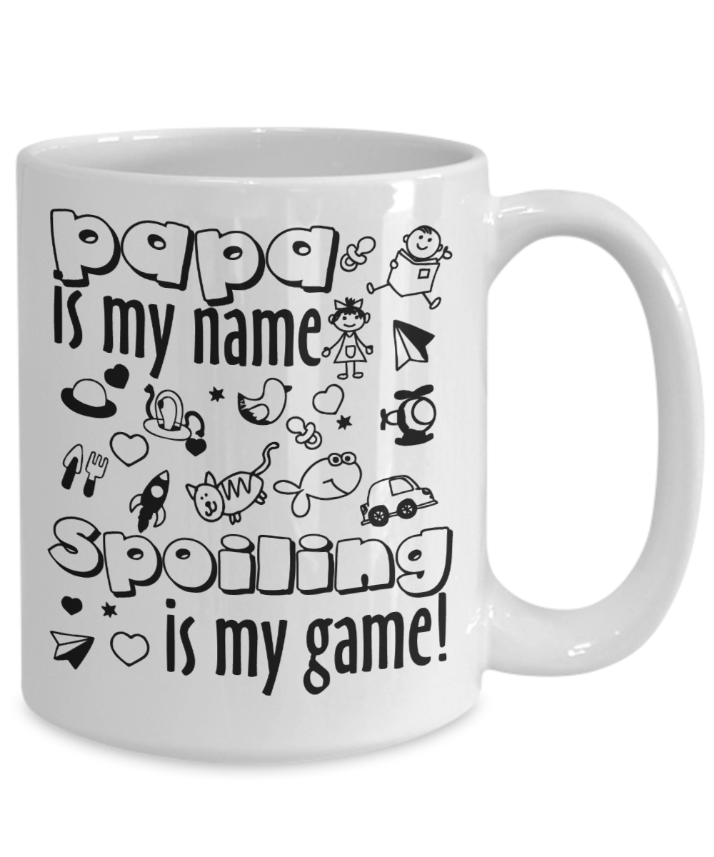 Papa Bear Gift Mug For Dad, Papa, Grandpa, Gift Mugs, Christmas Mug Ideas,  Gift Ideas, Gifts for Him, Gifts from Her, Birthday Mug