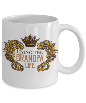  Living the Grandpa Life Tea Cup