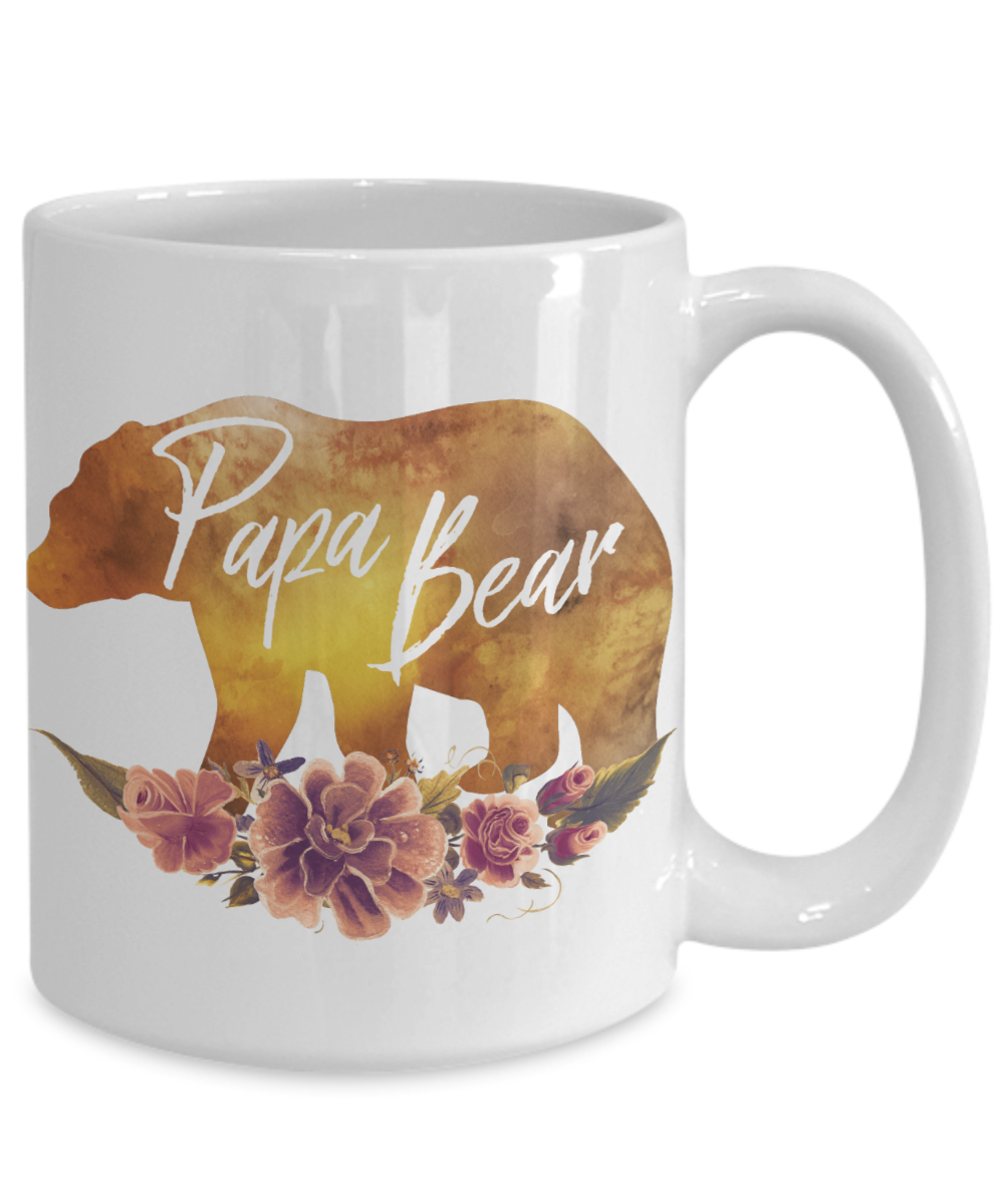 Papa Bear Coffee Mug | Great Gift for a New Father | Tea Cup | Hot Chocolate