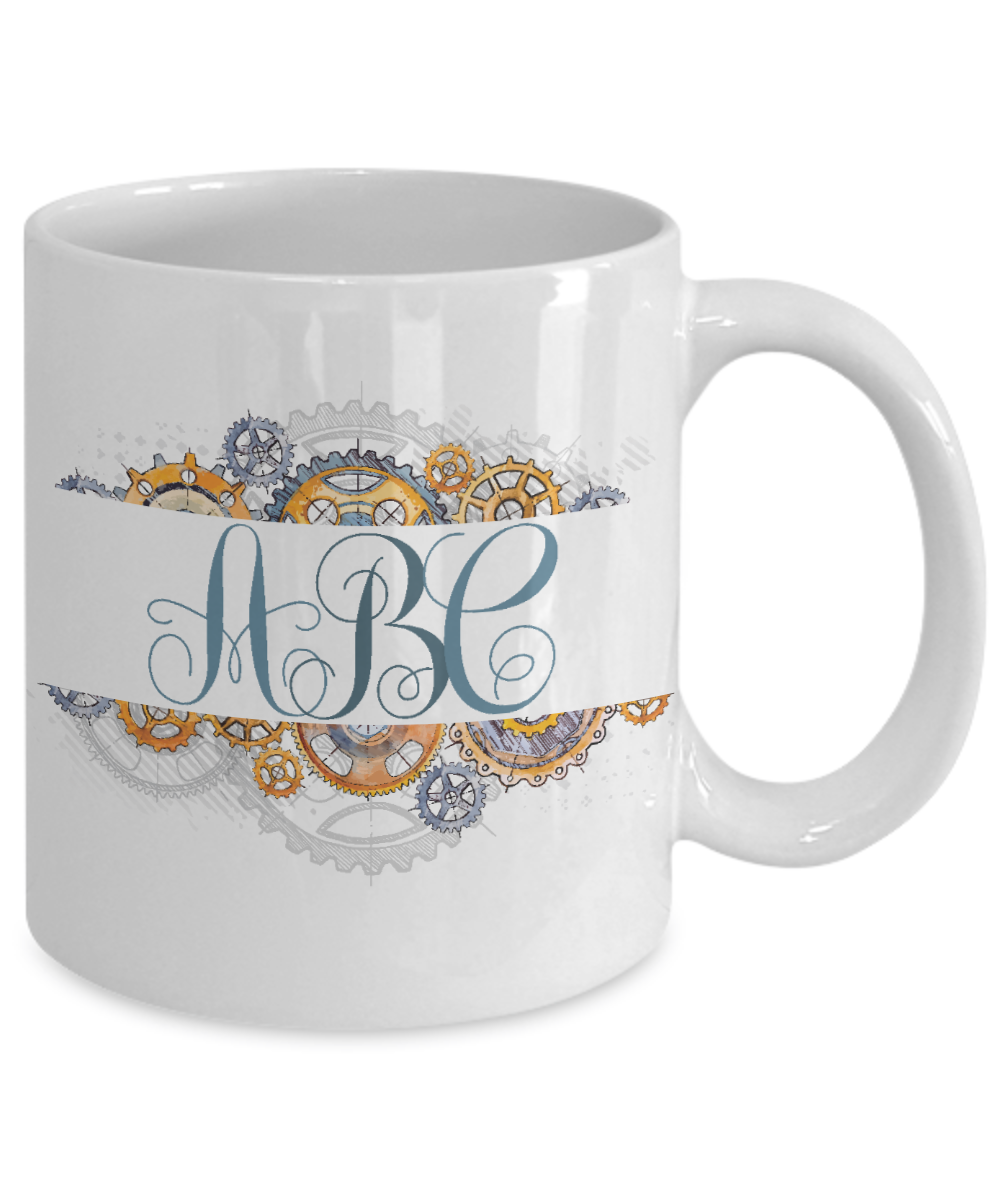 Personalized Gifts for Men, Coffee Mug for Dad, Monogram Coffee