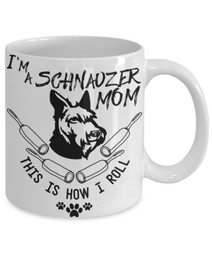 schnauzer lover coffee mug