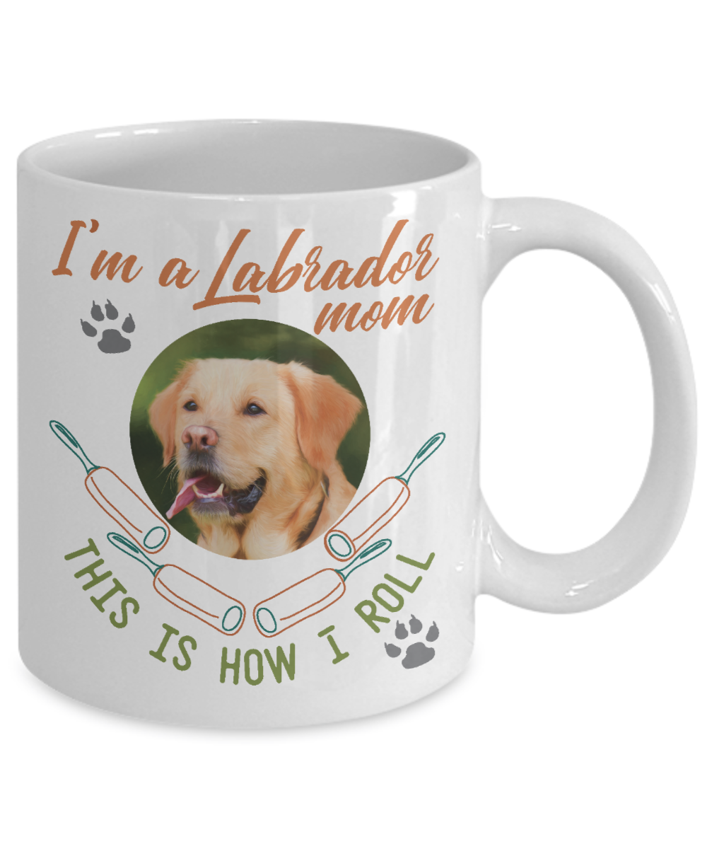  Labrador Mom Funny Coffee Mug