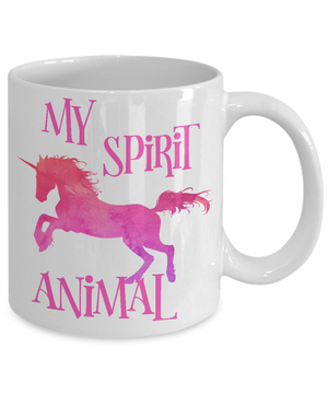 Unicorn is My Spirit Animal Coffee Mug