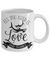 All You Need is Love and Sharks Coffee/Tea Mug/Cup | Marine Scientist | Shark Lover Gift Idea