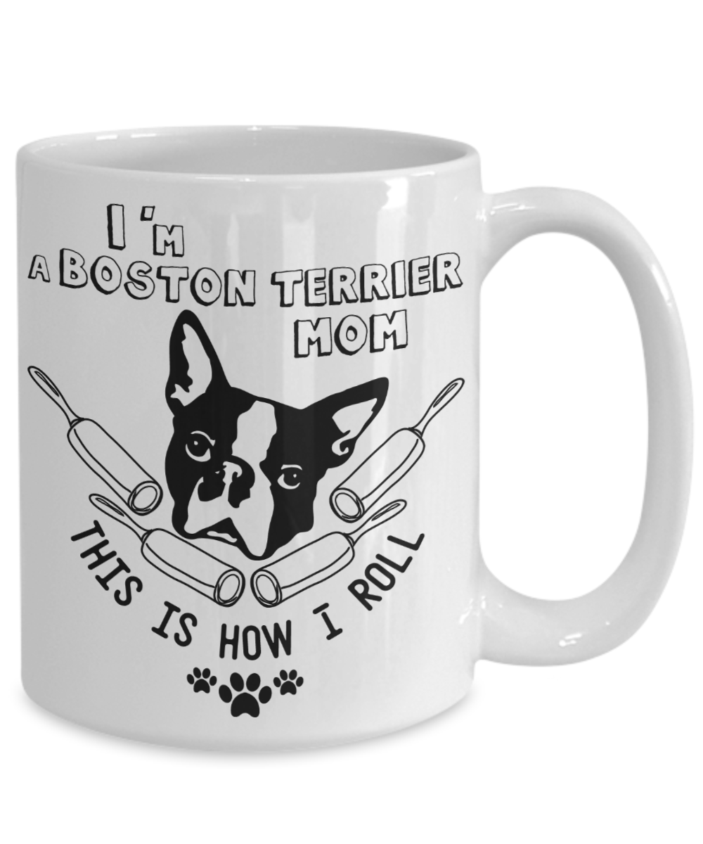 boston terrier coffee mug
