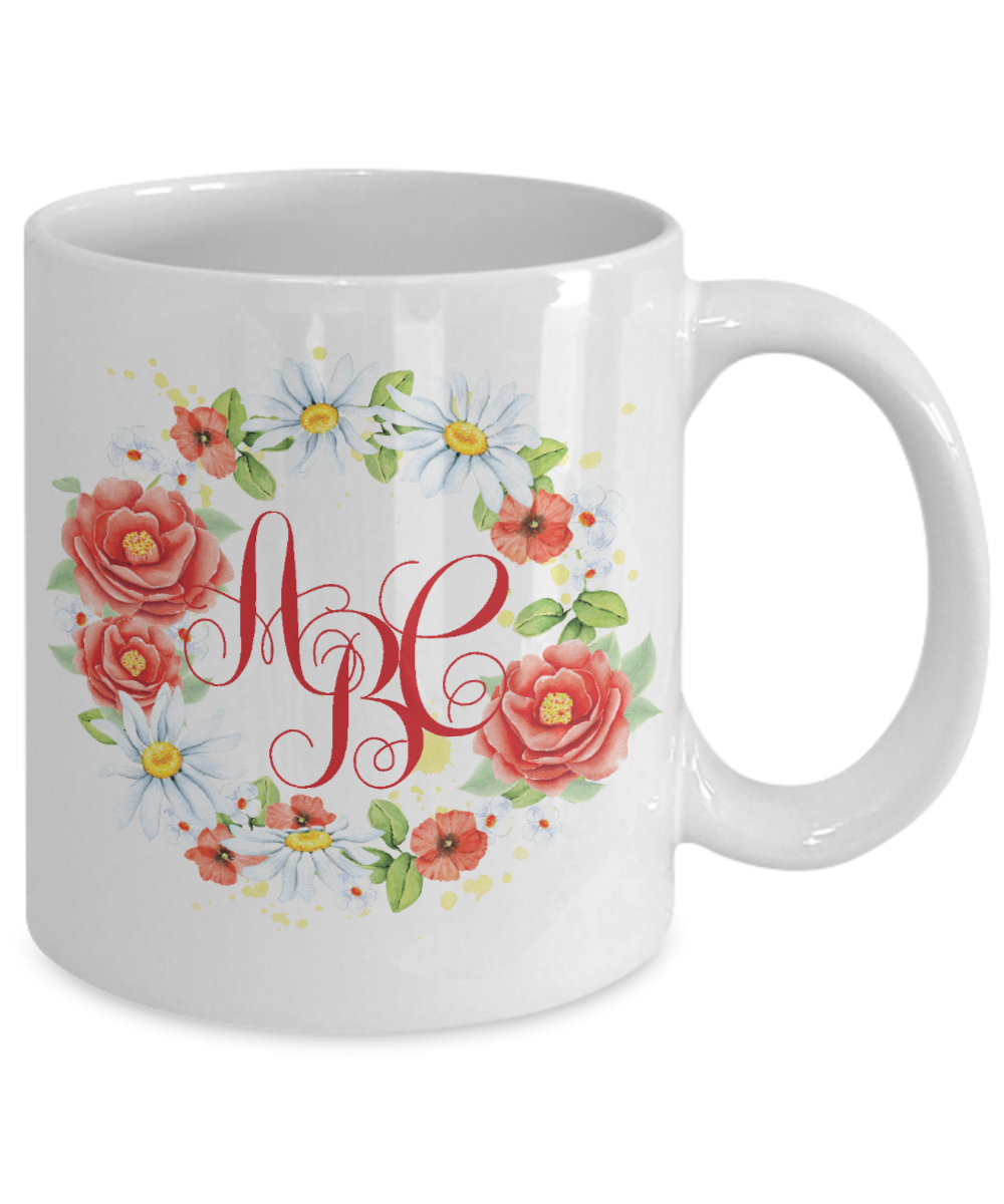 Personalized Monogram Coffee Mug | Tea Cup | Great Gift Idea for any Occasion