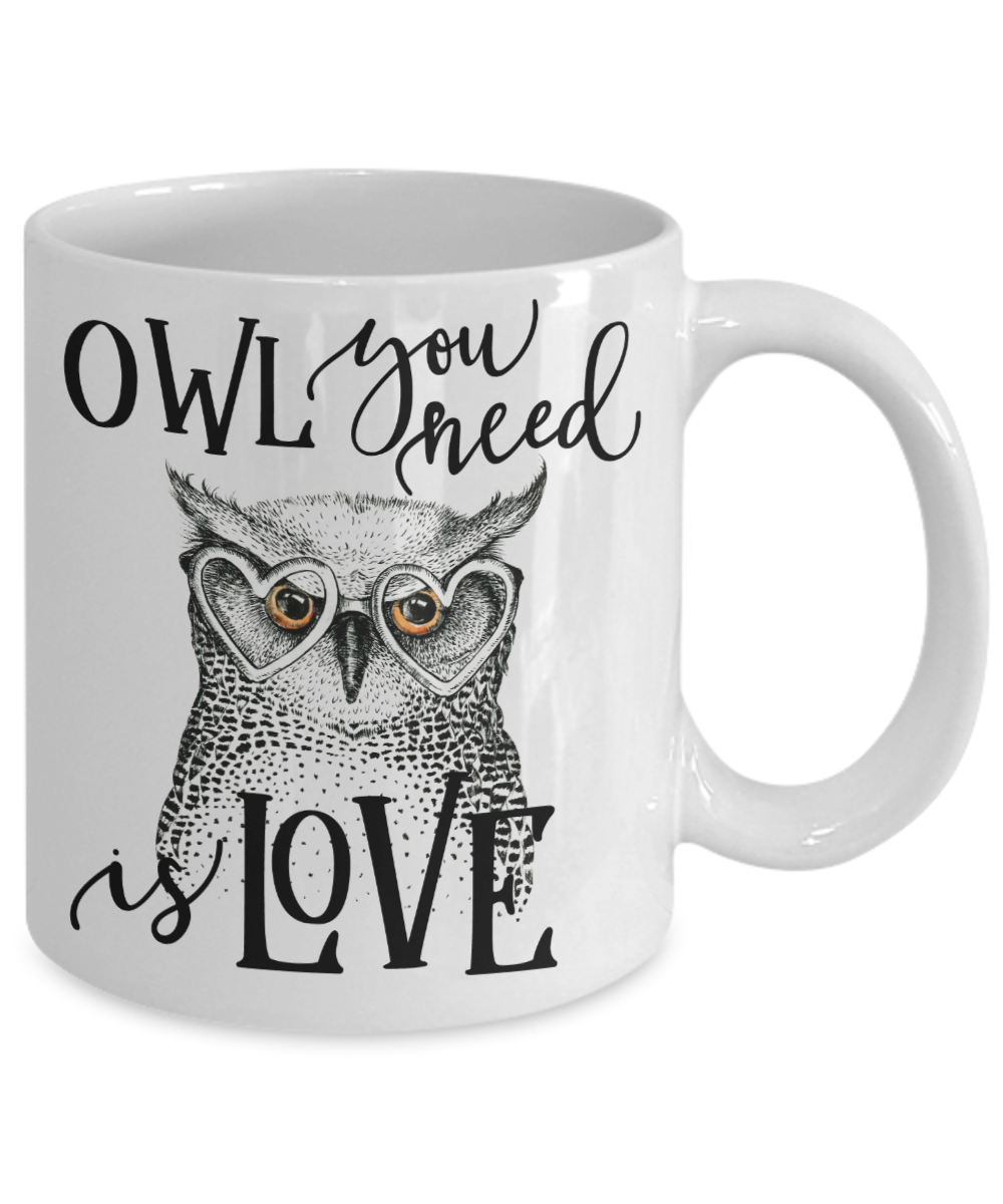 Owl You Need Is Love Funny Coffee Mug 11oz