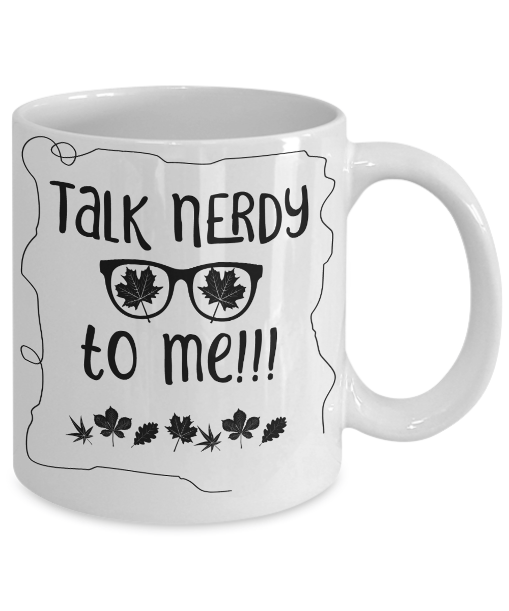Talk Nerdy to Me Funny Coffee Mug 
