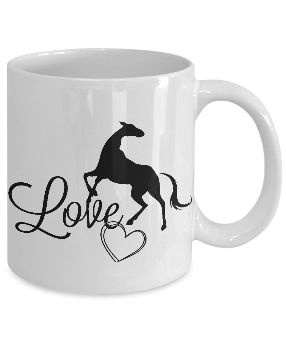 Horse Love Coffee Mug Tea Cup Horse Lover Gift Ideas