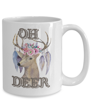 deer lover coffee mug