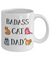 Badass Cat Dad Funny Coffee Mug