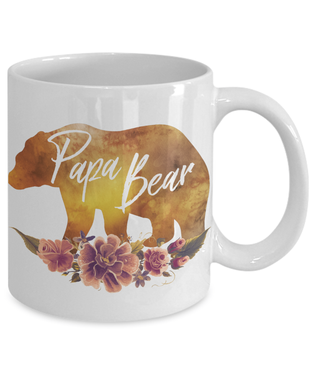 Papa Bear Coffee Mug | Great Gift for a New Father | Tea Cup | Hot Chocolate