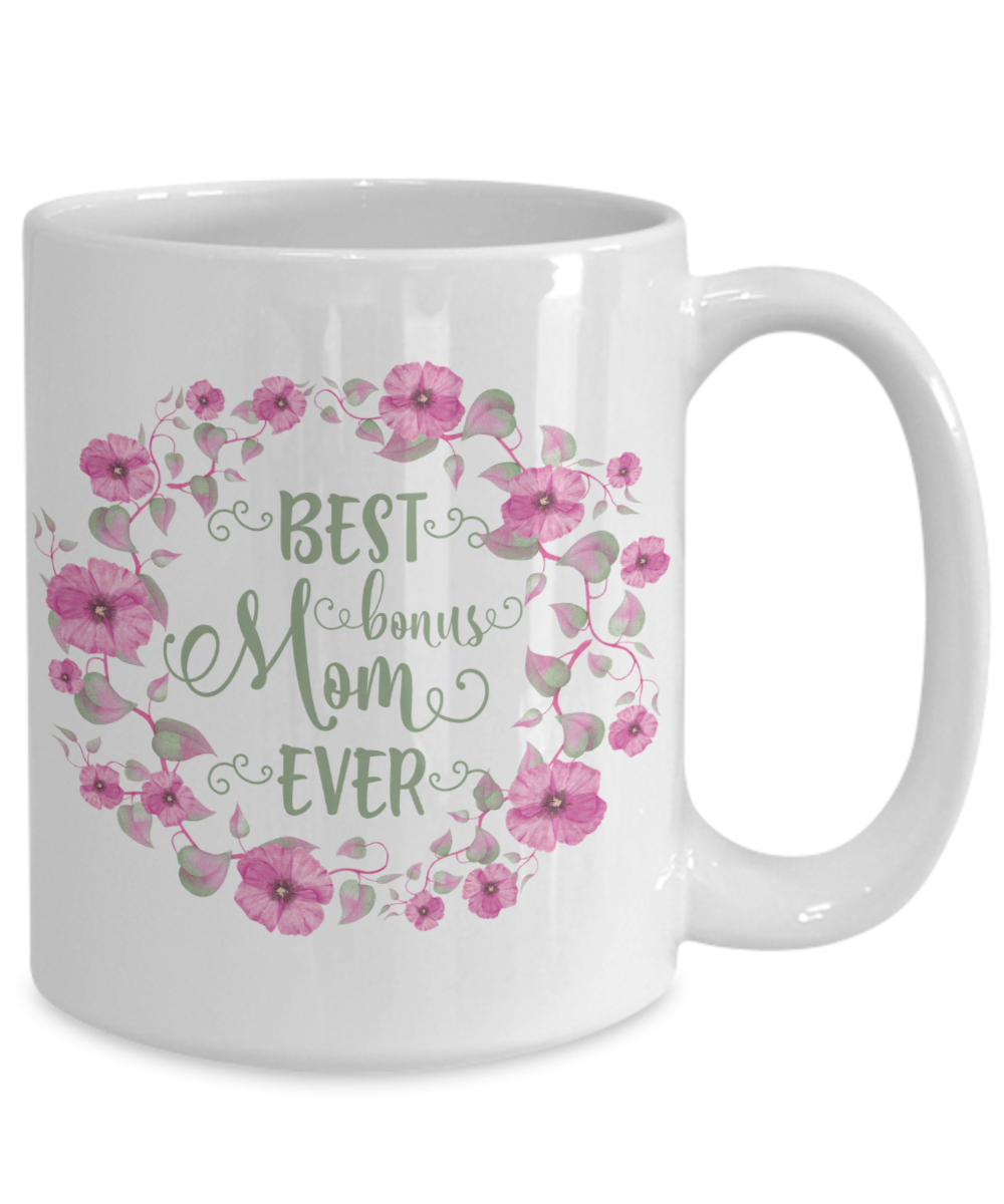 Best Mom Ever Wildflower Photo Mother's Day Mug