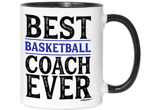 Funny Gifts for Basketball Coaches - Best Basketball Coach Ever Gag Coffee Mug