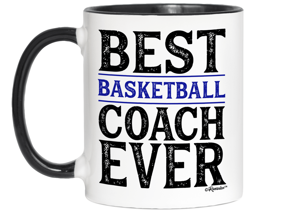 Funny Gifts for Basketball Coaches - Best Basketball Coach Ever Gag Coffee Mug