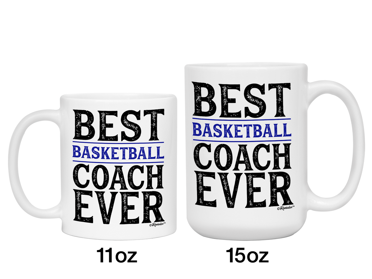 Funny Gifts for Basketball Coaches - Best Basketball Coach Ever Gag Coffee Mug