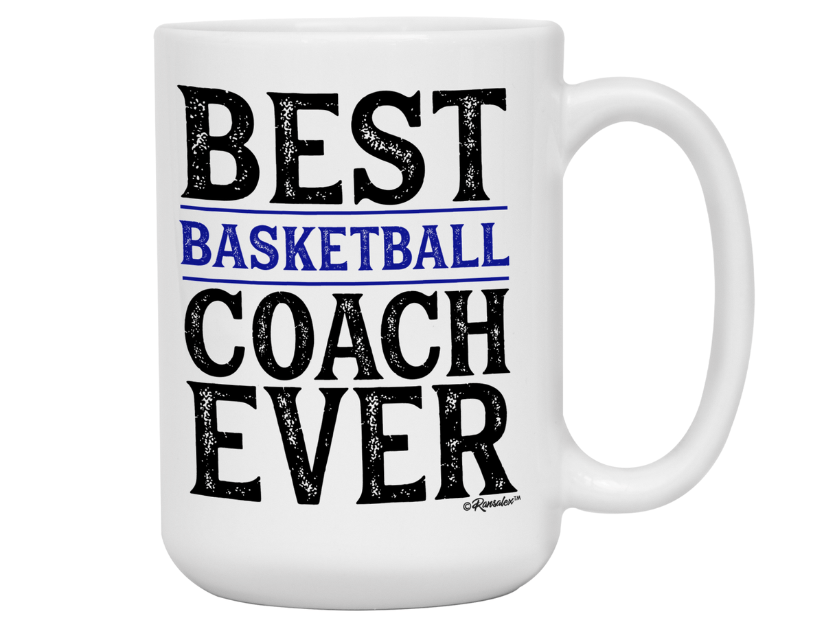 Funny Gifts for Basketball Coaches - Best Basketball Coach Ever Gag Coffee Mug