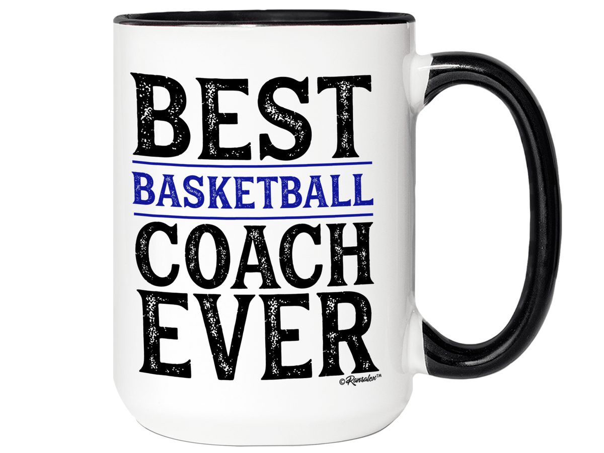 Funny Gifts for Basketball Coaches - Best Basketball Coach Ever Gag Coffee Mug