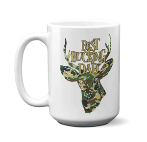 Best Bucking Dad Funny Coffee Mug Tea Cup Deer Hunter Gifts